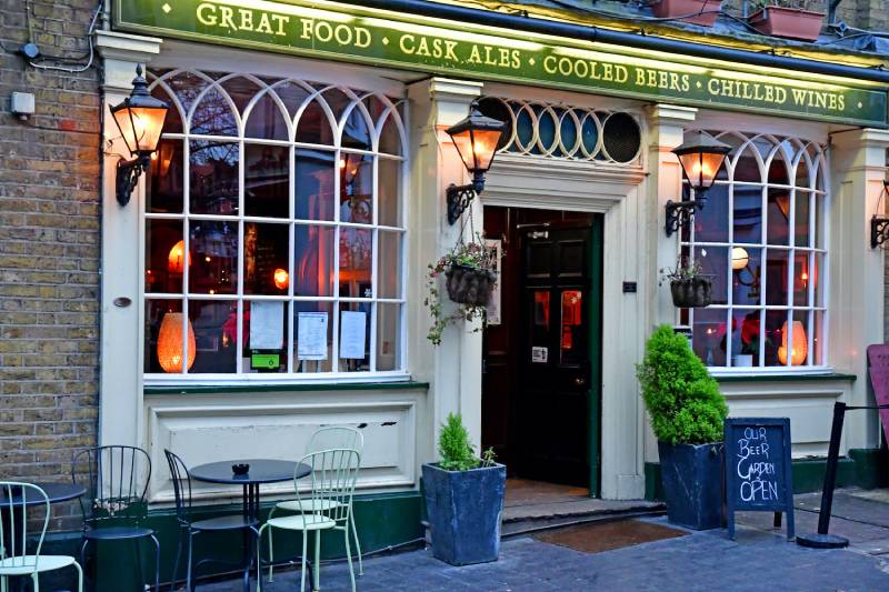 Pub offering takeaway food