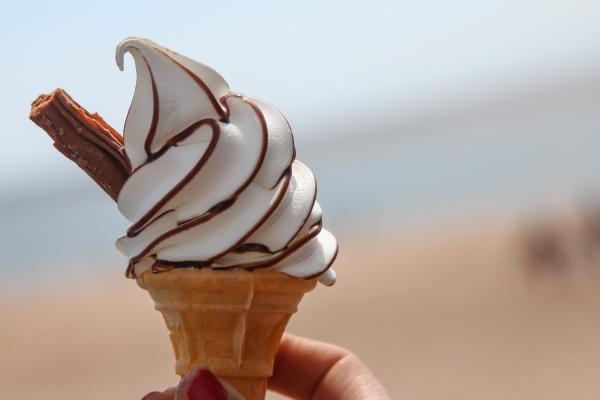 99 Flake on Brighton Beach