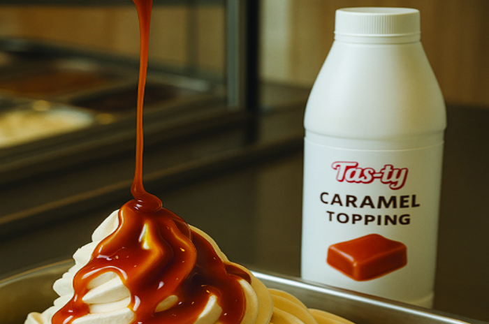 caramel ice cream topping