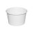 Plain White 100ml Wax Paper Ice Cream Tub