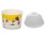 280ml Tas-ty Wax paper Ice Cream Tubs With Domed Lid ( Generic Designs may vary )