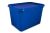 4 litre blue rectangular ice cream or food container