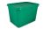 4 litre green rectangular ice cream or food container