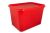 Red food storage containers
