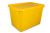 4 litre yellow rectangular ice cream or food container