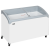 Sliding Curved Glass Lid Chest Freezer - NIC400SCEB LED