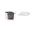2.5 Litre Grey Napoli & Domed Lid