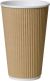 16 oz Kraft Ripple Cups