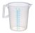 Jug 5 L Graduated Double Scale Closed Handle High Edge