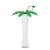 Palm Tree Slush Yard Cups  350 ml 12oz (1 Box 54 pcs) 