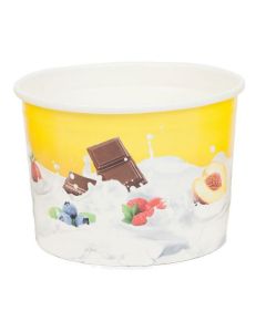 280ml TAS-ty Wax paper Ice cream Tub ( Generic Designs may vary )