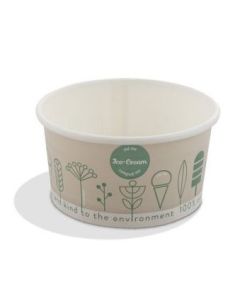 Compostable Tas-ty Ice Cream Tubs 2 Scoop