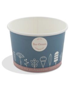 Compostable Tas-ty Ice Cream Tubs 3 Scoop ( Generic Design may vary )