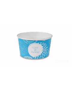 Huhtamaki 2 Scoop Wax Paper Ice Cream Tubs (Generic Designs may vary )