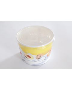 280ml Ice Cream tubs with flat lid