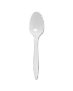 Plastic White Spoons