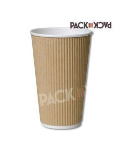 16 oz Kraft Ripple Cups for hot drinks