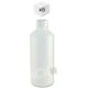 plastic liquid bottle with lids cylindrical