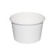 Plain White 100ml Wax Paper Ice Cream Tub