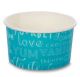 160ml Melody Two Scoop Wax Paper Ice Cream Tubs ( Generic Design may vary )