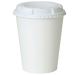 16oz White Single Wall Coffee Cup & Slipper Lids