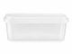 clear plastic container for ice cream or other food items 