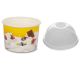 280ml Tas-ty Wax paper Ice Cream Tubs With Domed Lid ( Generic Designs may vary )