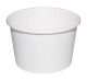 Wax Paper Ice Cream tub in plain white