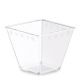 Square Plastic Dessert Cups 320ml (Semifreddo pots)
