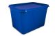 4 litre blue rectangular ice cream or food container