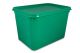 4 litre green rectangular ice cream or food container
