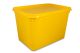 4 litre yellow rectangular ice cream or food container