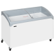 Sliding Curved Glass Lid Chest Freezer - NIC400SCEB LED