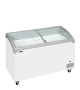 Sliding Curved Glass Lid Chest Freezer - NIC401SCEB