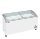 Sliding Curved Glass Lid Chest Freezer - NIC501SCEB