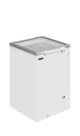 Hinged Glass Lid Chest Freezer - ST160
