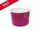 16oz 4 Scoop Wax Paper Ice Cream Tub ( Generic Design may vary )