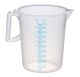 Jug 5 L Graduated Double Scale Closed Handle High Edge