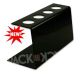 Tall Black Plastic-Ice Cream Cone Holder (4Holes)