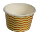 TAS-ty YELLOW 227ml (3 Scoop) Paper Ice Cream Tubs 