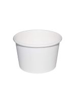 Plain White 100ml Wax Paper Ice Cream Tub