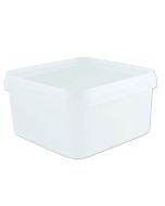 2 litre square ice cream food containers 