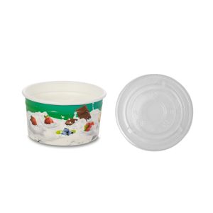 160ml Tas-ty Ice Cream Tub With Flat Lid ( Generic Design may vary )