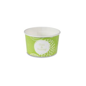 Huhtamaki 1 Scoop Wax Paper Ice Cream Tubs ( Generic Designs may vary )