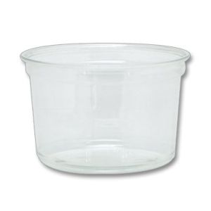 24 oz  Clear PET Deli Pots 