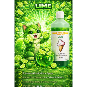 Tas-ty Lime 625g Topping Sauce