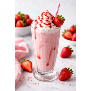 Strawberry Flavoured Milkshake Syrup