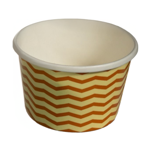 TAS-ty YELLOW 227ml (3 Scoop) Paper Ice Cream Tubs 