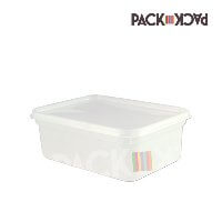 White Ice Cream Container