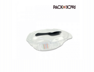 Salad plastic container